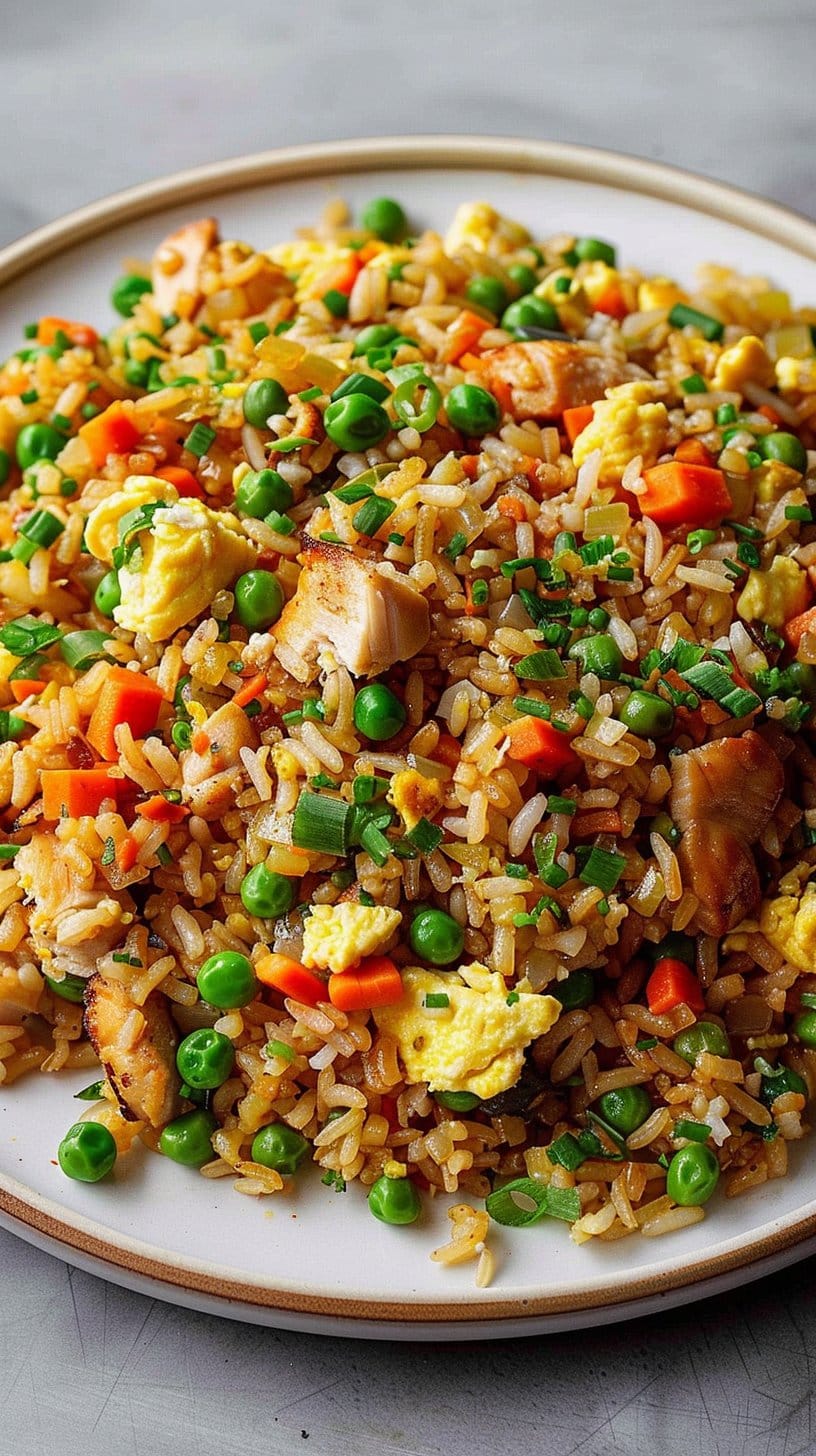 Crockpot Chicken Fried Rice