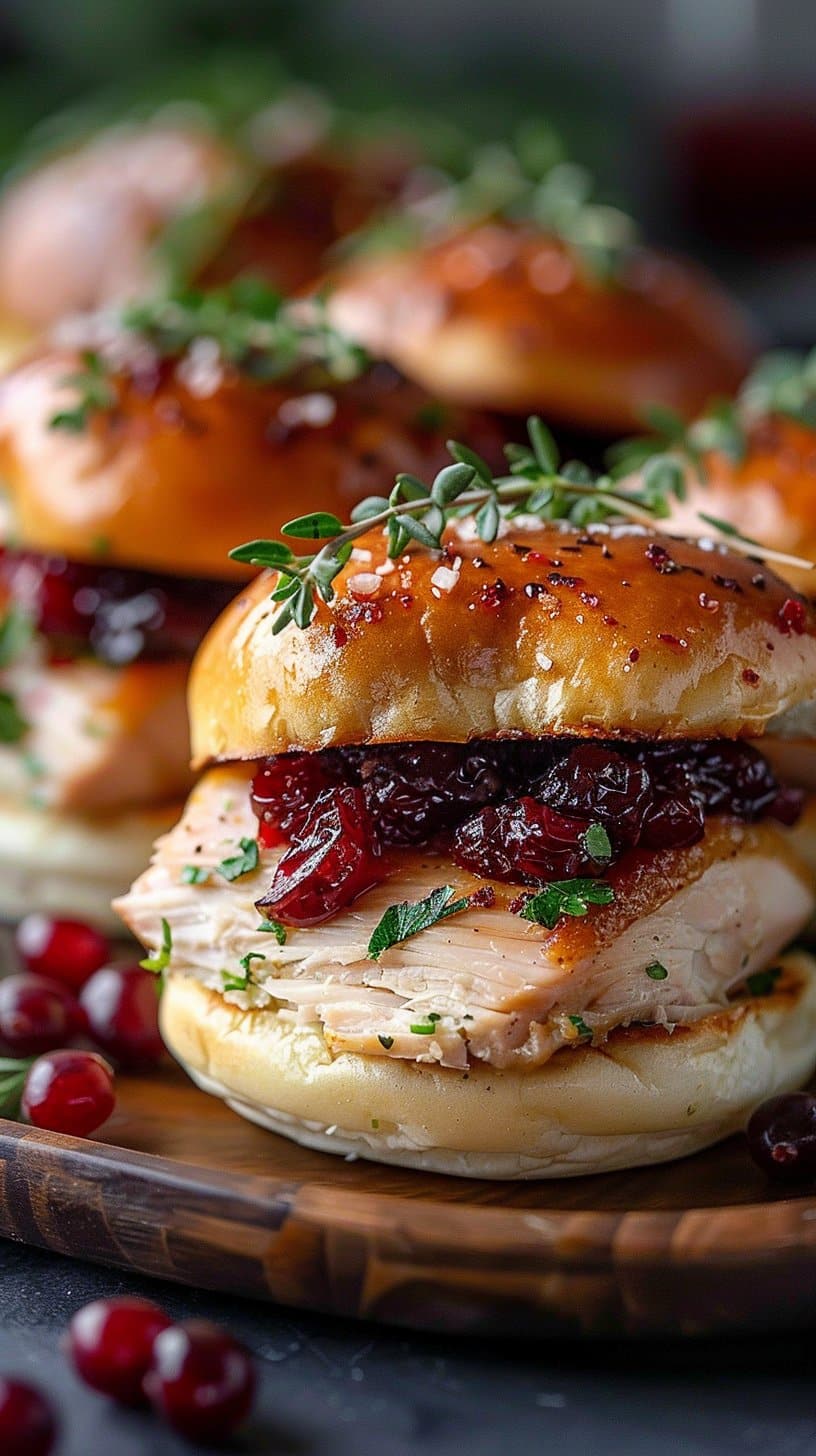 Turkey Cranberry Sliders