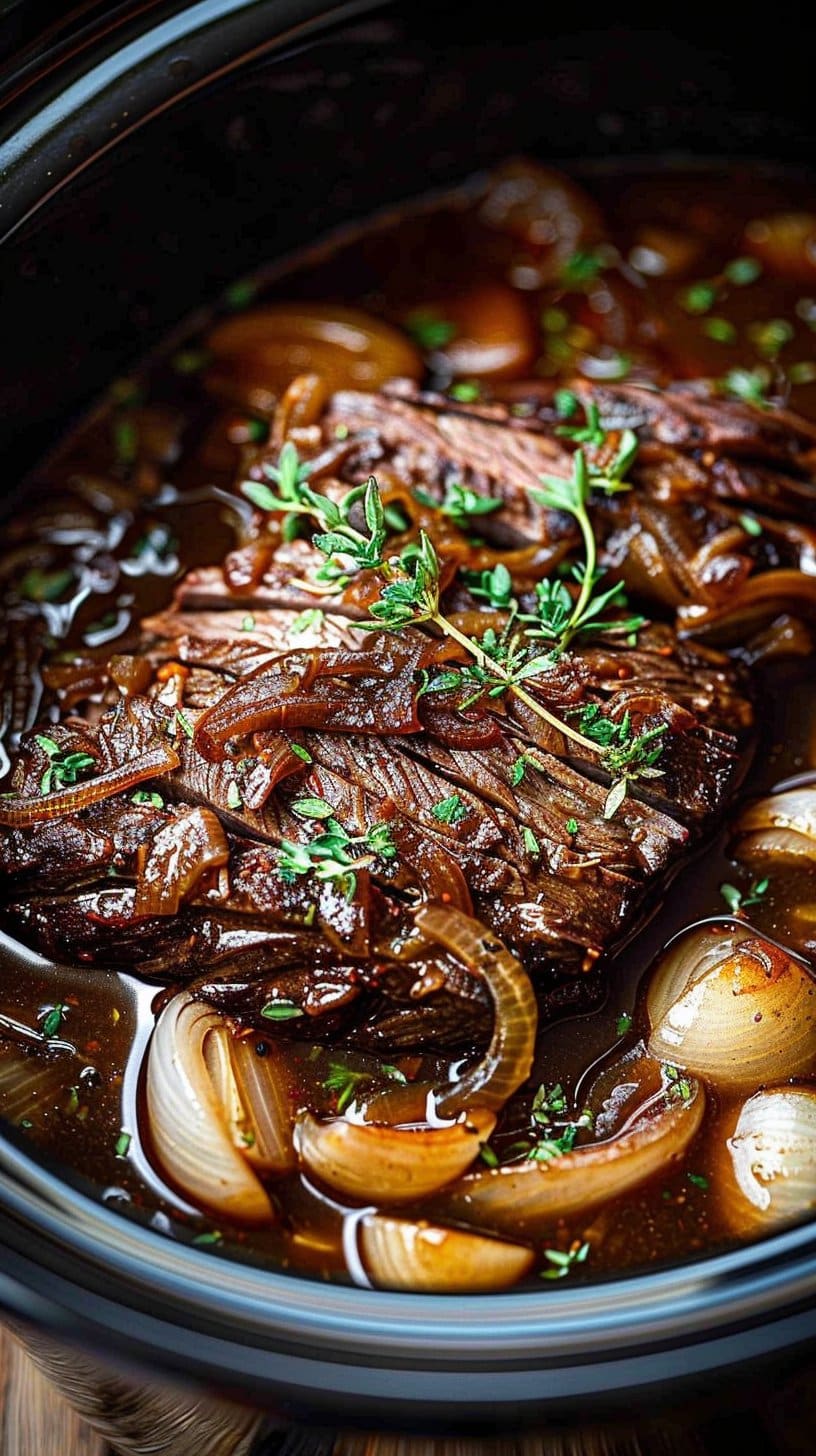 Comforting French Onion Pot Roast