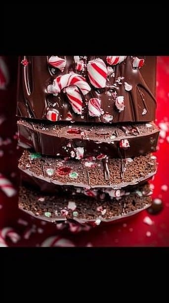 Chocolate Peppermint Loaf with Candy Cane Crunch
