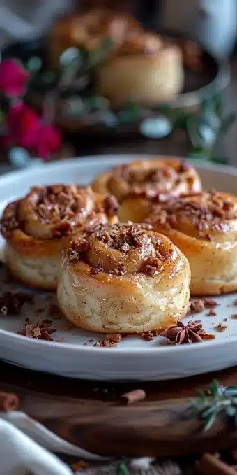 Delicious Greek yogurt cinnamon rolls topped with icing and cinnamon sugar