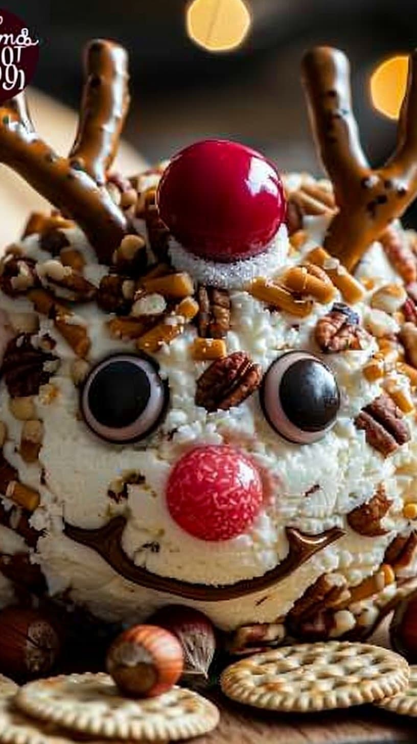 Reindeer Cheese Ball: Creamy, Festive, Oh-So-Delicious!
