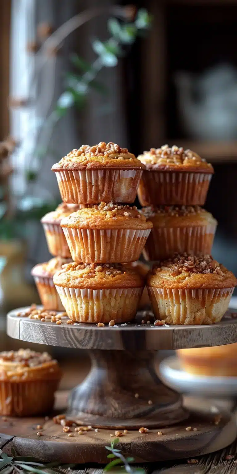 Delicious Pumpkin Focaccia Muffins freshly baked and garnished