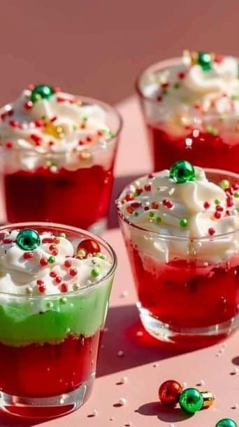 Jingle Bell Jello Drink Cups
