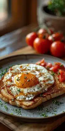 Healthy and quick power breakfast bowl with grains, fruits, and nuts