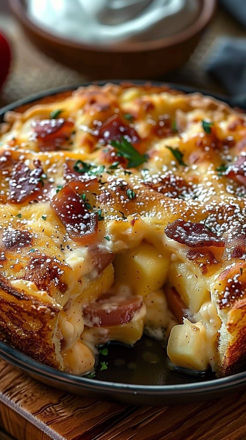 Monte Cristo Breakfast Casserole
