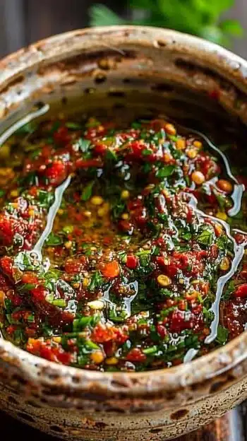 Delicious sun-dried tomato bread dip served with crusty bread for dipping.