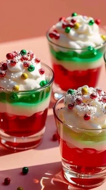 Jingle Bell Jello Drink Cups