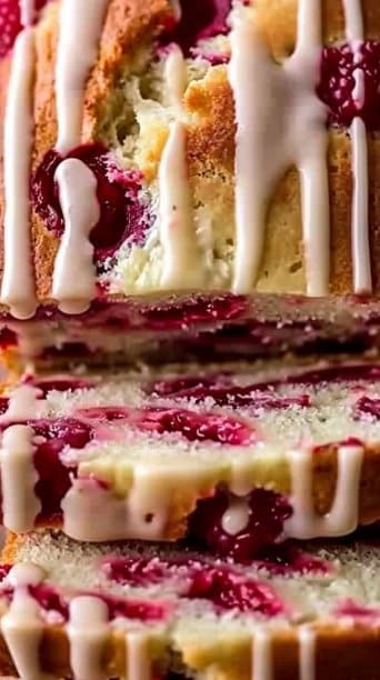 White Chocolate Raspberry Swirl Loaf