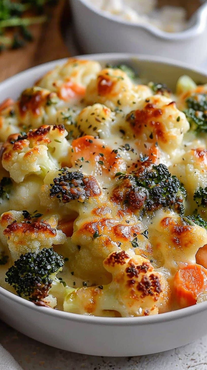 Creamy Winter Vegetable Bake