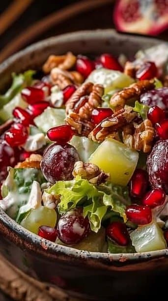 Holiday Waldorf Salad with a Modern Twist