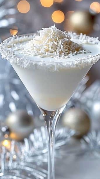 Coconut Snow Martini