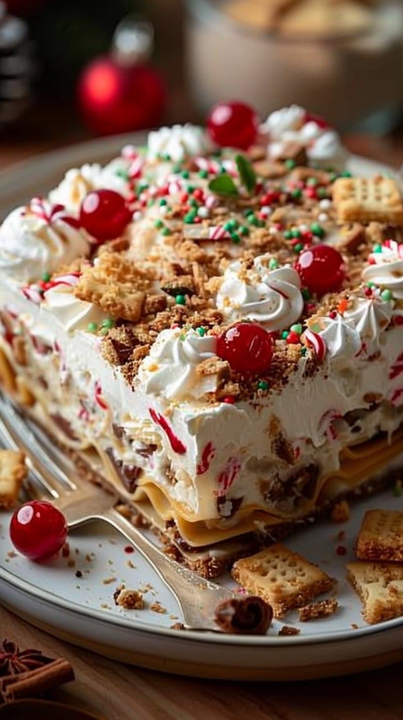Christmas Cookie Lasagna Recipe