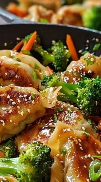 Beef Potsticker Stir Fry