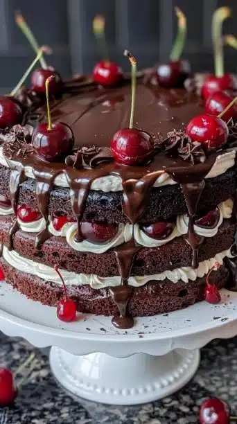Black Forest Cherry Cake