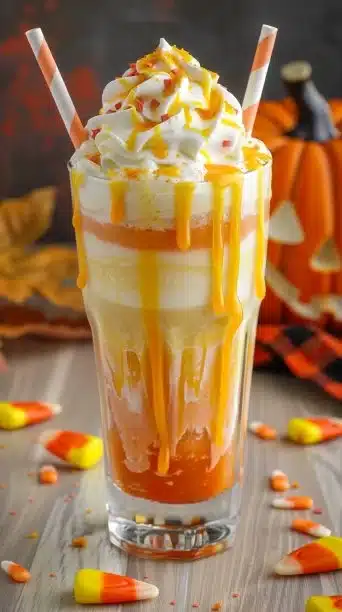 Candy Corn Milkshake