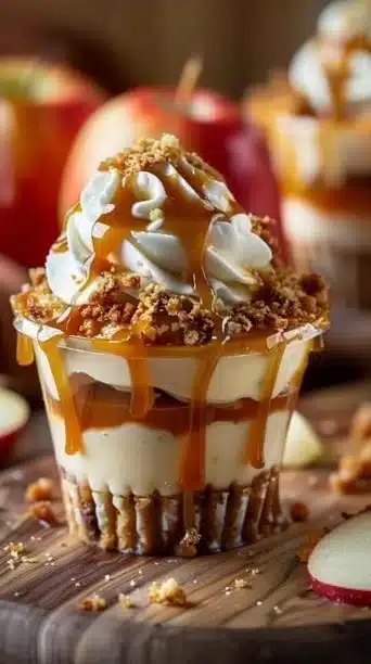 Caramel Apple Dessert Cups