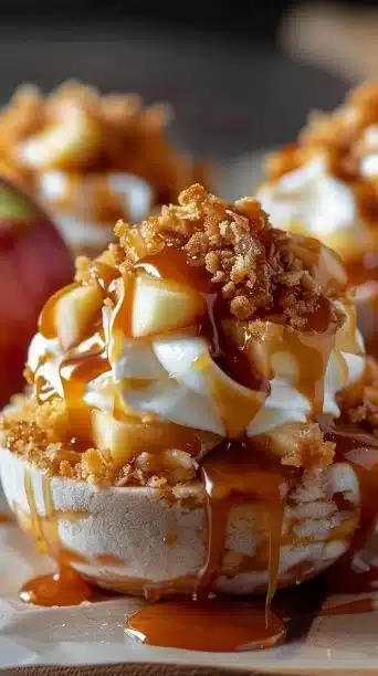 Caramel Apple Dessert Cups