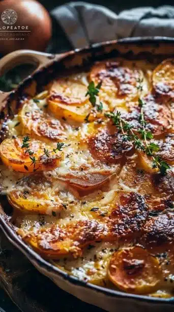 Cheesy Root Veggie Gratin