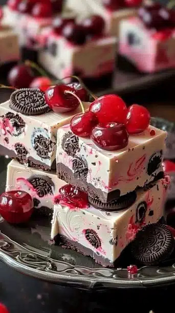 Cherry Oreo Fudge