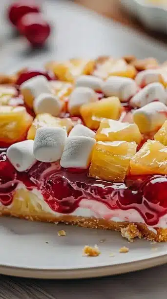Delicious Cherry Pineapple Pie with a golden crust and colorful fruit filling