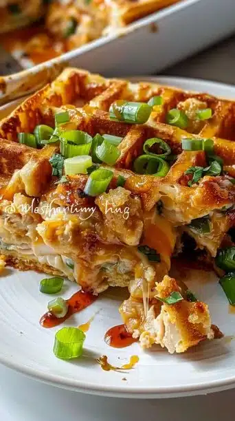 Chicken And Waffles Casserole