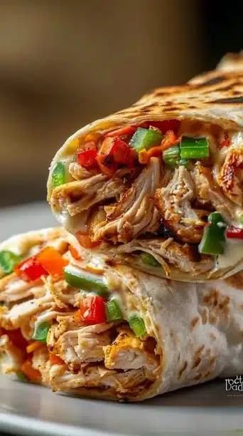 Chipotle Ranch Grilled Chicken Burrito