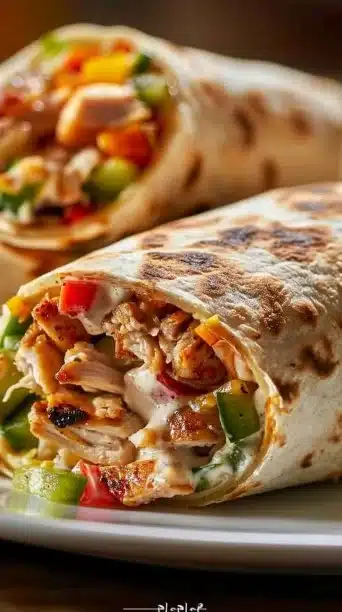 Chipotle Ranch Grilled Chicken Burrito