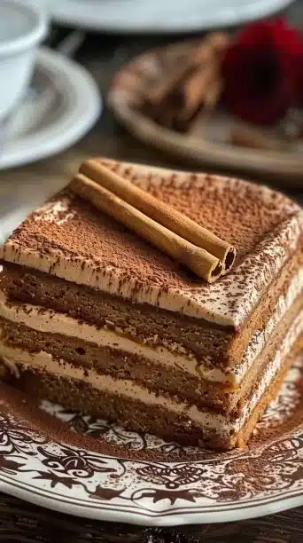 Delicious Cinnamon Depression Cake with a moist texture and cinnamon topping