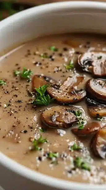 Cottage Cheese Mushroom Soup