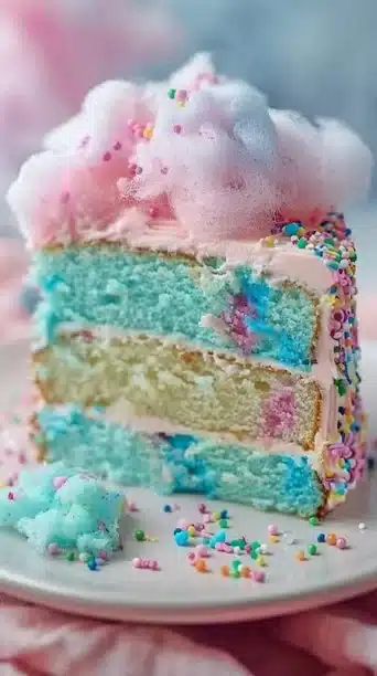 Cotton Candy Cake