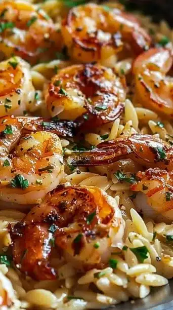 Creamy One-Pan Parmesan Orzo with Shrimp: A Weeknight Wonder That Feels Fancy