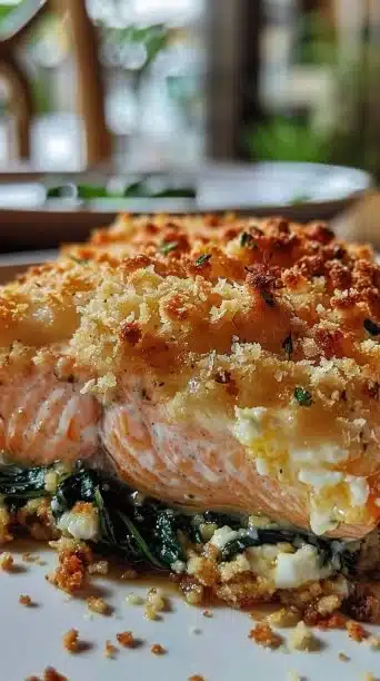 Crispy Parmesan Crusted Baked Salmon