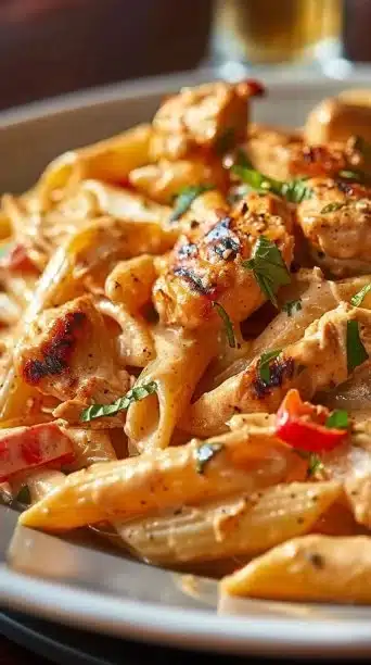 Crock Pot Creamy Cajun Chicken Pasta