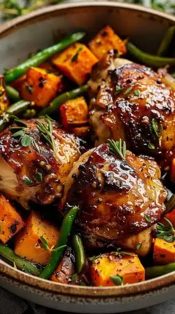 Crockpot Balsamic Chicken and Vegetables