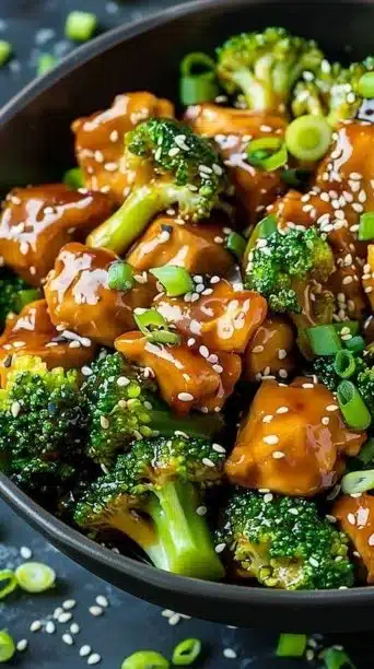 Crockpot Chicken and Broccoli dish served in a bowl