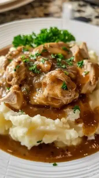 Crockpot Chicken and Gravy