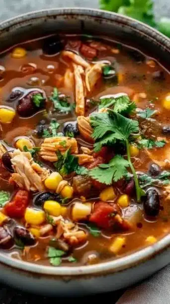 Crockpot Chicken Taco Soup
