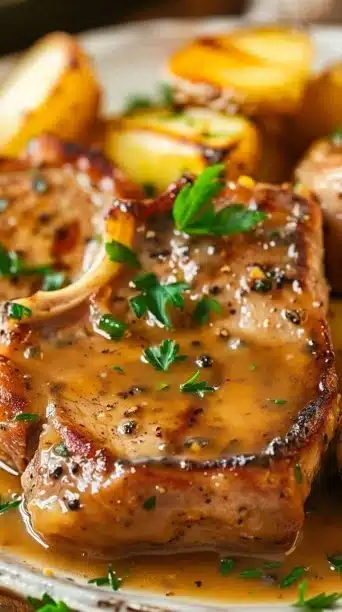 Crockpot Pork Chops and Potatoes