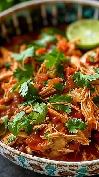 Crockpot Salsa Chicken