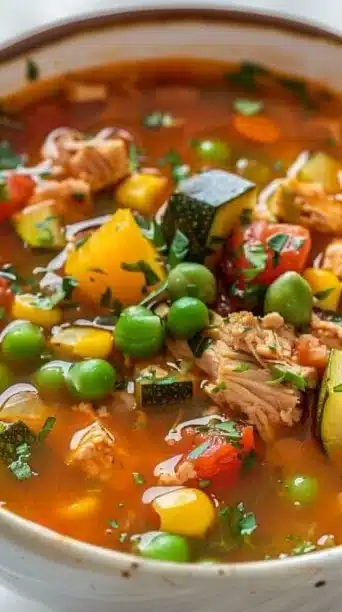 Crockpot Turkey and Vegetable Soup
