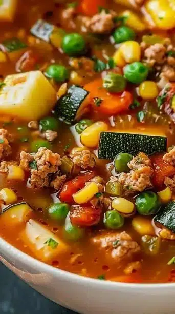 Crockpot Turkey and Vegetable Soup