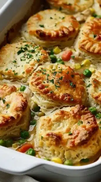 Easy Homemade Chicken Pot Pie Casserole Recipe