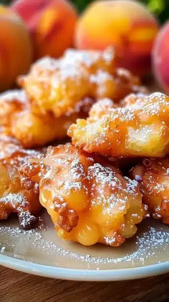 Fresh Peach Fritters