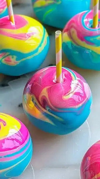 Galaxy Candy Apples