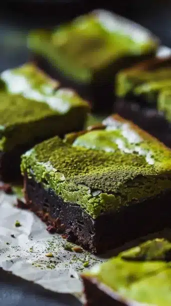 Gluten-Free Matcha Brownies
