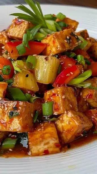 Hawaiian Tofu Sheet Pan