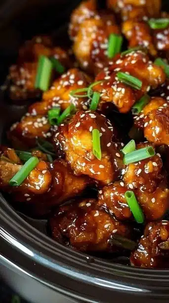 Healthy Slow Cooker Honey Garlic Chicken