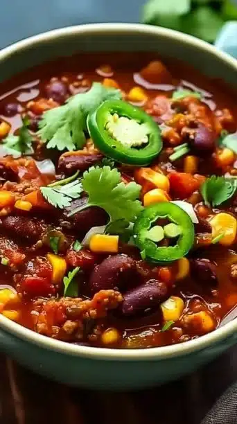 High-Protein Vegan Slow Cooker Chili