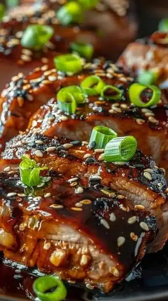 Hoisin Glazed Pork Tenderloin